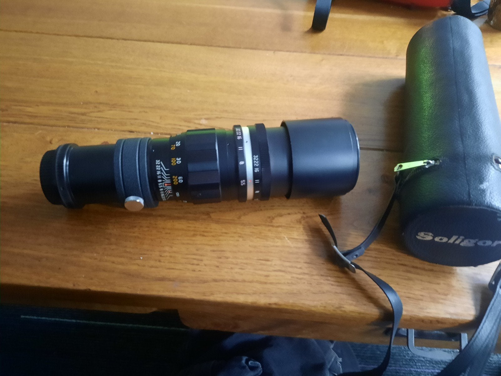 vintage Soligor 300mm f/5.5 telelens, Audio, Tv en Foto, Fotocamera's Analoog, Ophalen, Spiegelreflex