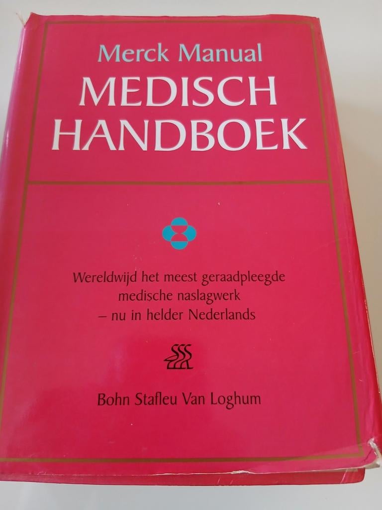 Merck Manual Medisch Handboek - Medisch Naslagwerk, Boeken, Studieboeken en Cursussen, Bohn Stafleu Van Loghum, Zo goed als nieuw