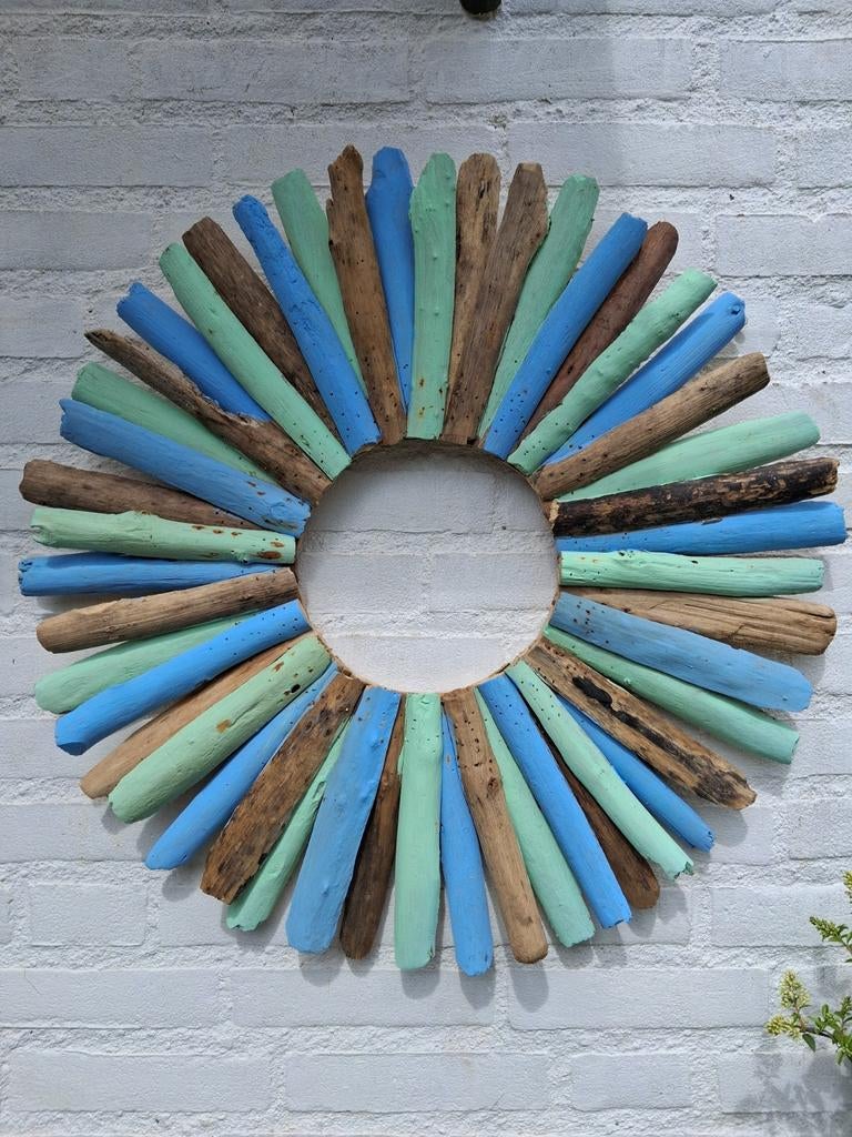 Krans sun driftwood, Huis en Inrichting, Woonaccessoires | Kransen, Verzenden, Nieuw