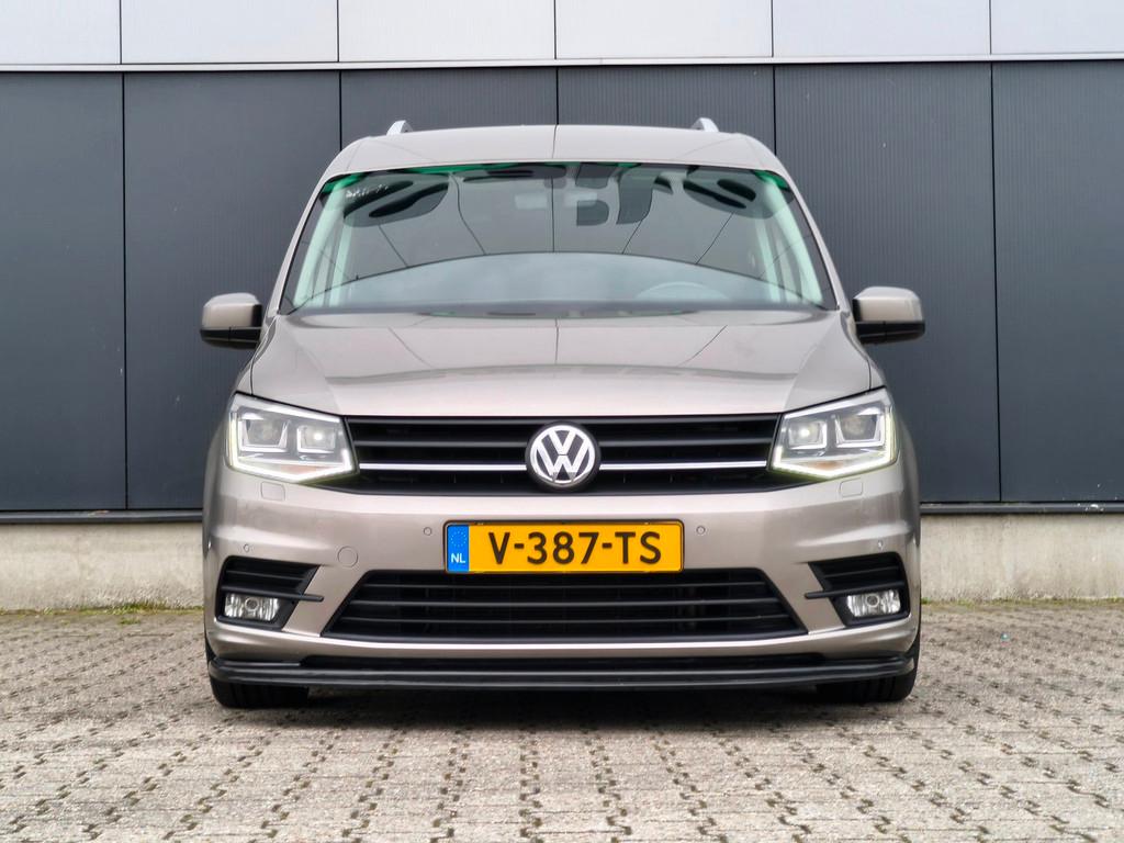 Volkswagen Caddy 2.0TDI DSG LED ACC LEER 2X SCHUIFDEUR PDC S, 4 cilinders, 700 kg, Volkswagen, Beige
