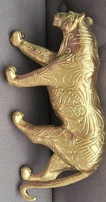 mooie gouden tijger, Ophalen of Verzenden, Zo goed als nieuw, Dier