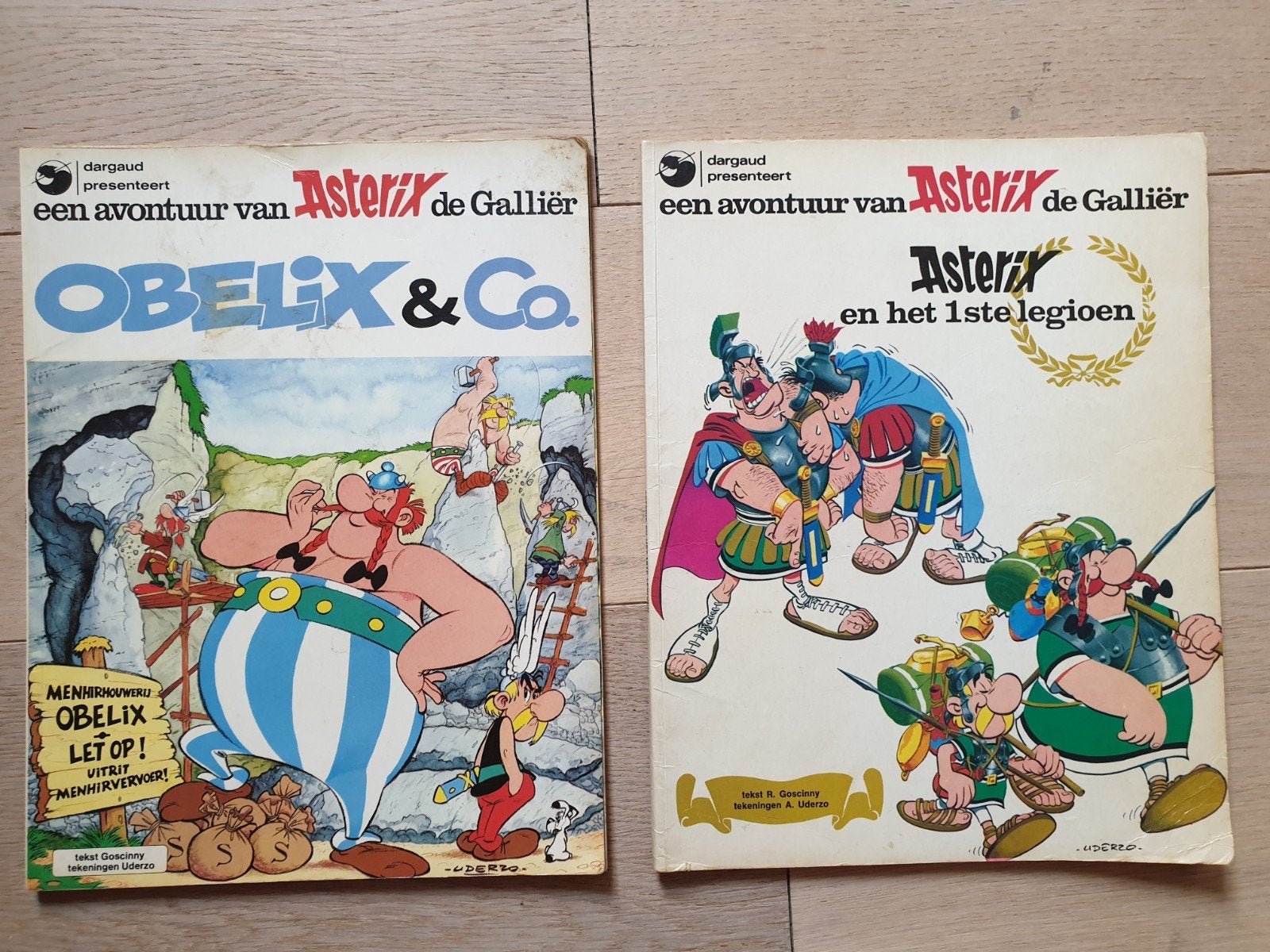 Asterix en Obelix stripboeken - 2 delen, Ophalen of Verzenden