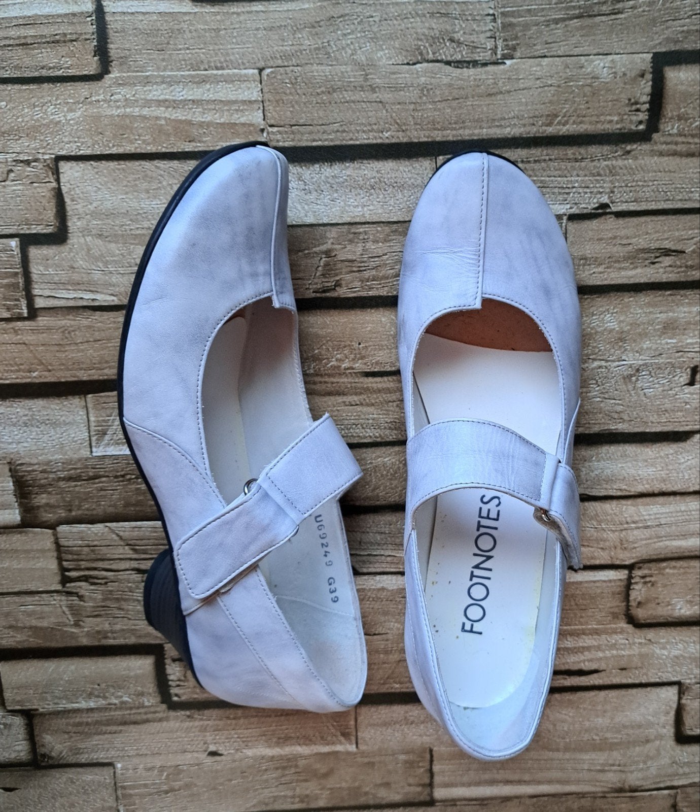 Footnotes - Leren ballerina's, 39G, Kleding | Dames, Schoenen, Schoenen met lage hakken, Verzenden, Zo goed als nieuw, X