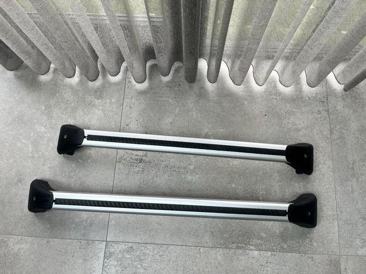 Volvo dakdragers met sleutel en handleiding, Auto diversen, Dakdragers, Ophalen, Gebruikt