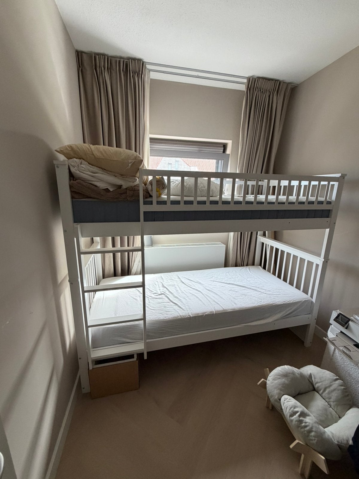 Guten Kinderstapelbed 90x200 cm met uitschuifbed, 90 cm, 160 tot 180 cm, Ophalen of Verzenden, 200 cm