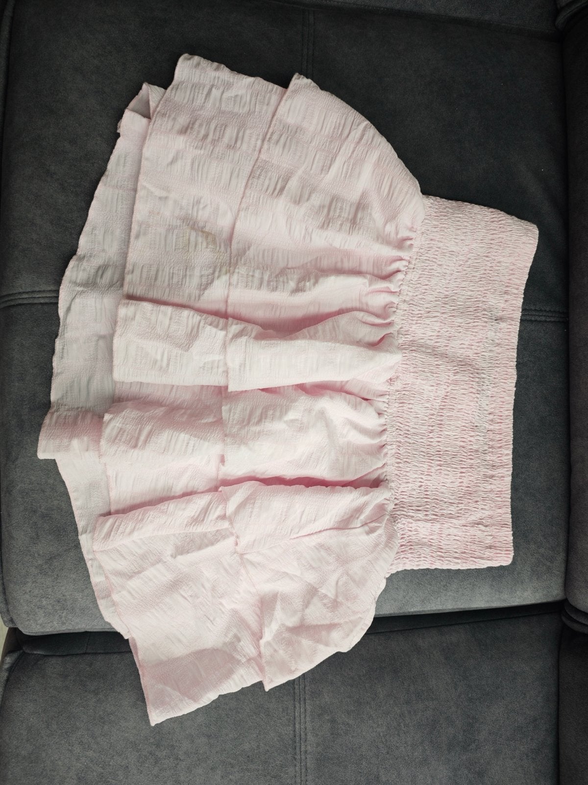Shein Roze gerimpelde mini-rok met ruches, Kleding | Dames, Rokken, Maat 46/48 (XL) of groter, Ophalen of Verzenden, Roze, Gedragen
