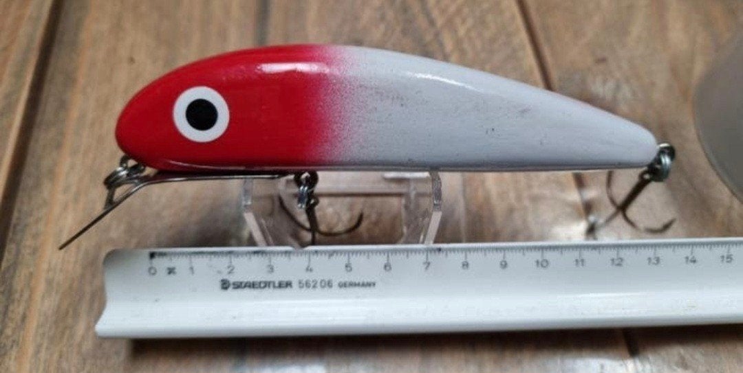 Michel Bijma MB baits redHead handmade Nederlands Kunstaas, Watersport en Boten, Ophalen of Verzenden, Zo goed als nieuw, Overige typen