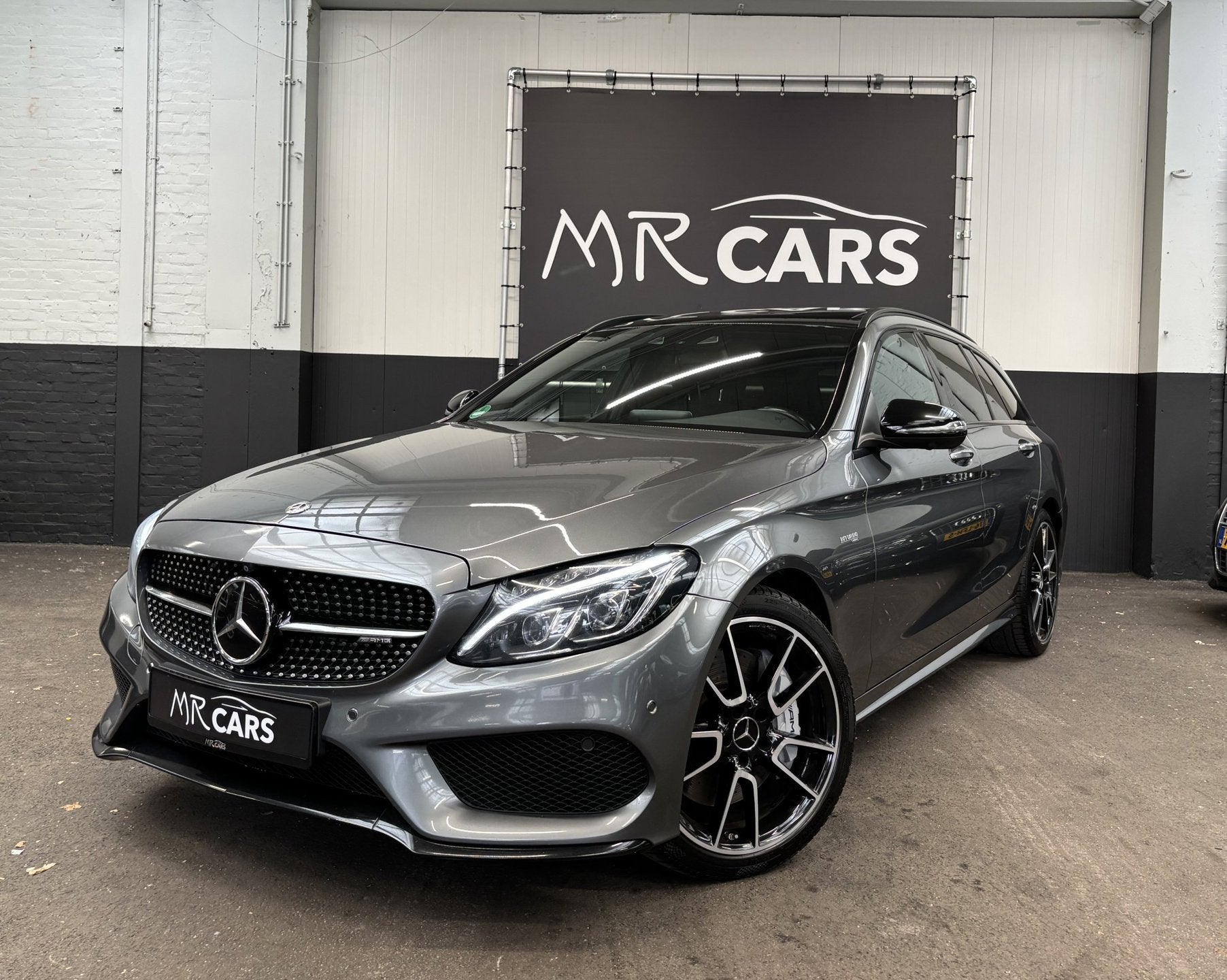 Mercedes-Benz C-klasse Estate AMG 43 4MATIC 360 Camera/Panod, Auto's, Gebruikt, Zwart, 367 pk, 2996 cc