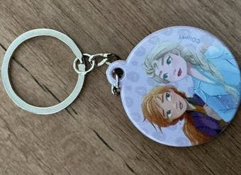 Frozen sleutelhanger Elsa en Anna Disney, Ophalen of Verzenden, Gebruikt, Knuffel of Figuurtje