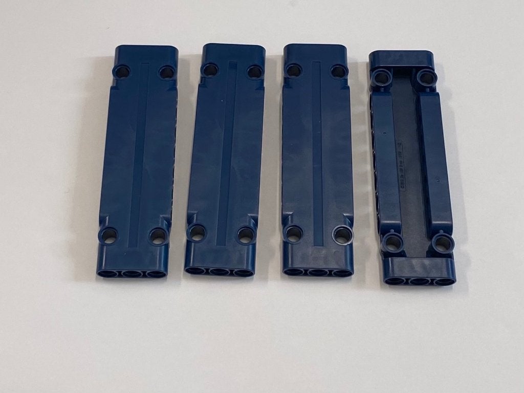 Partij 4x nieuwe smalle Lego Technic panelen diverse kleuren, Overige thema's, Lego, Nieuw, Ophalen of Verzenden