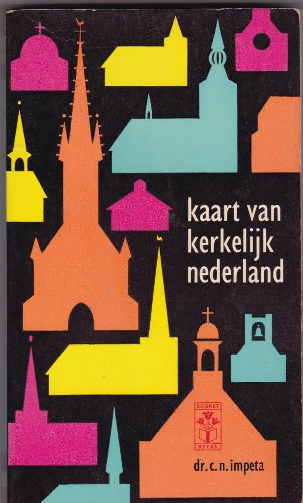 Impeta, dr. C.N. – Kaart van Kerkelijk Nederland, Verzenden, Zo goed als nieuw, Impeta, dr. C.N., Christendom | Protestants