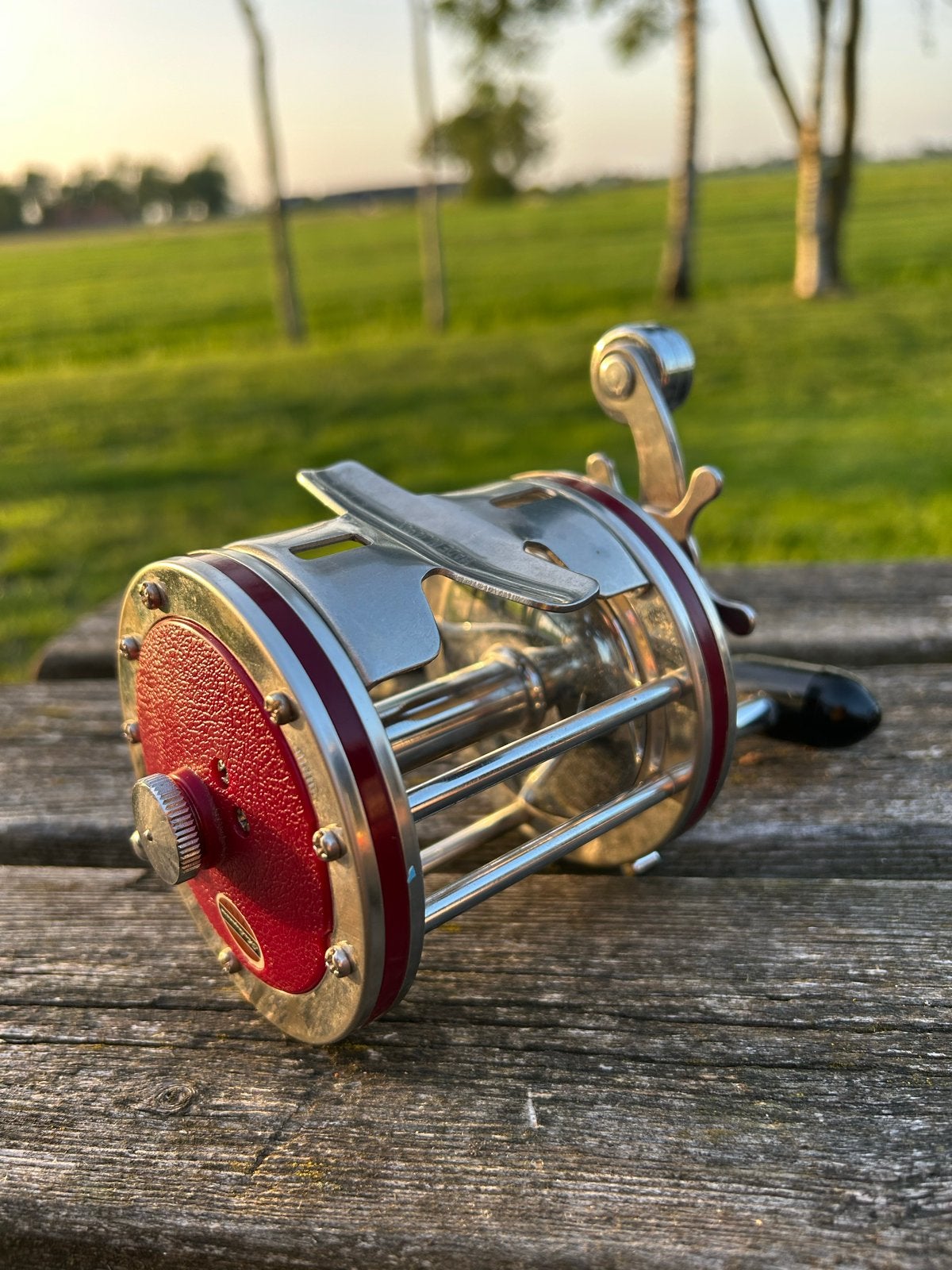 Vintage Shakespeare Zeevis Reel - Kwaliteit voor het leven, Watersport en Boten, Ophalen of Verzenden, Gebruikt, Molen