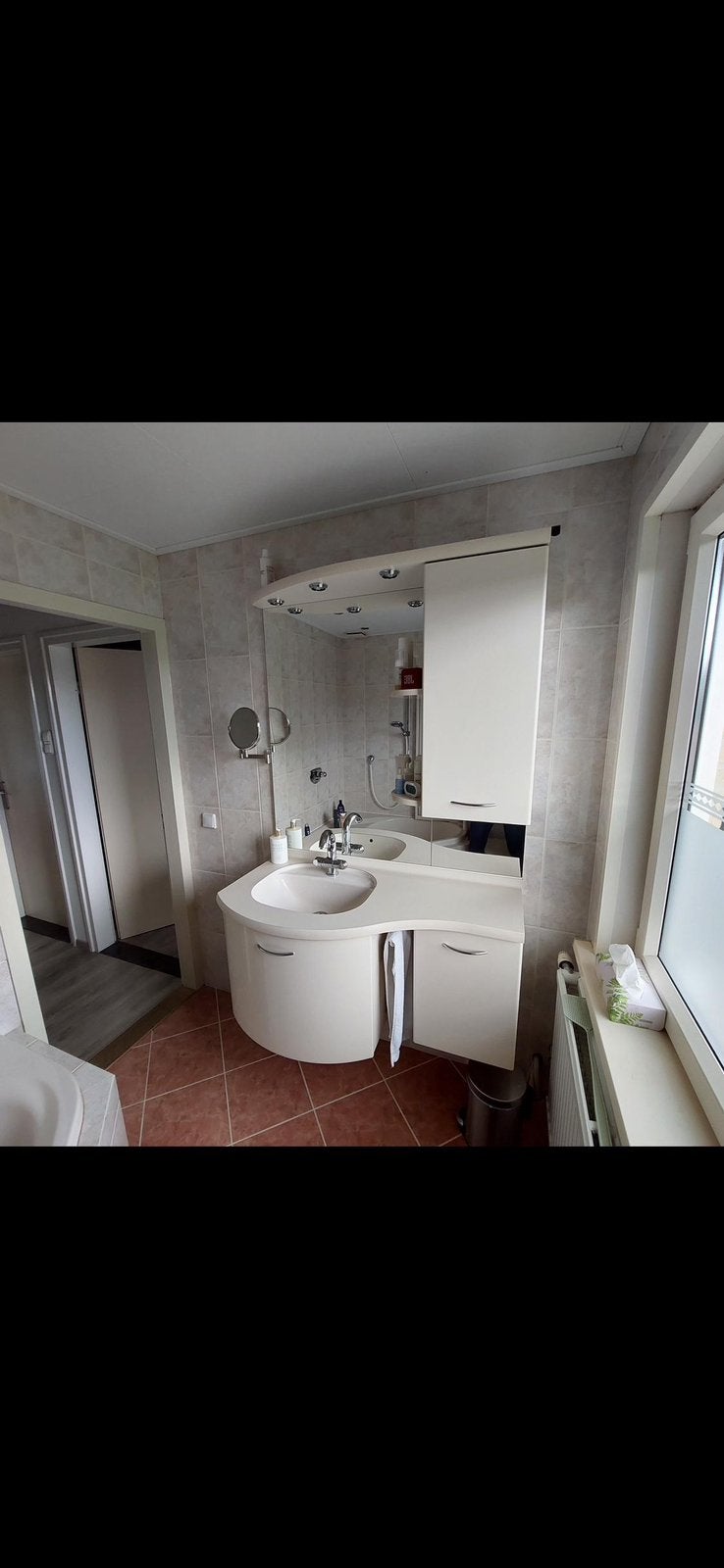 Gratis wandmeubel badkamer, Huis en Inrichting, Ophalen, Gebruikt, Met lade(s), Minder dan 150 cm