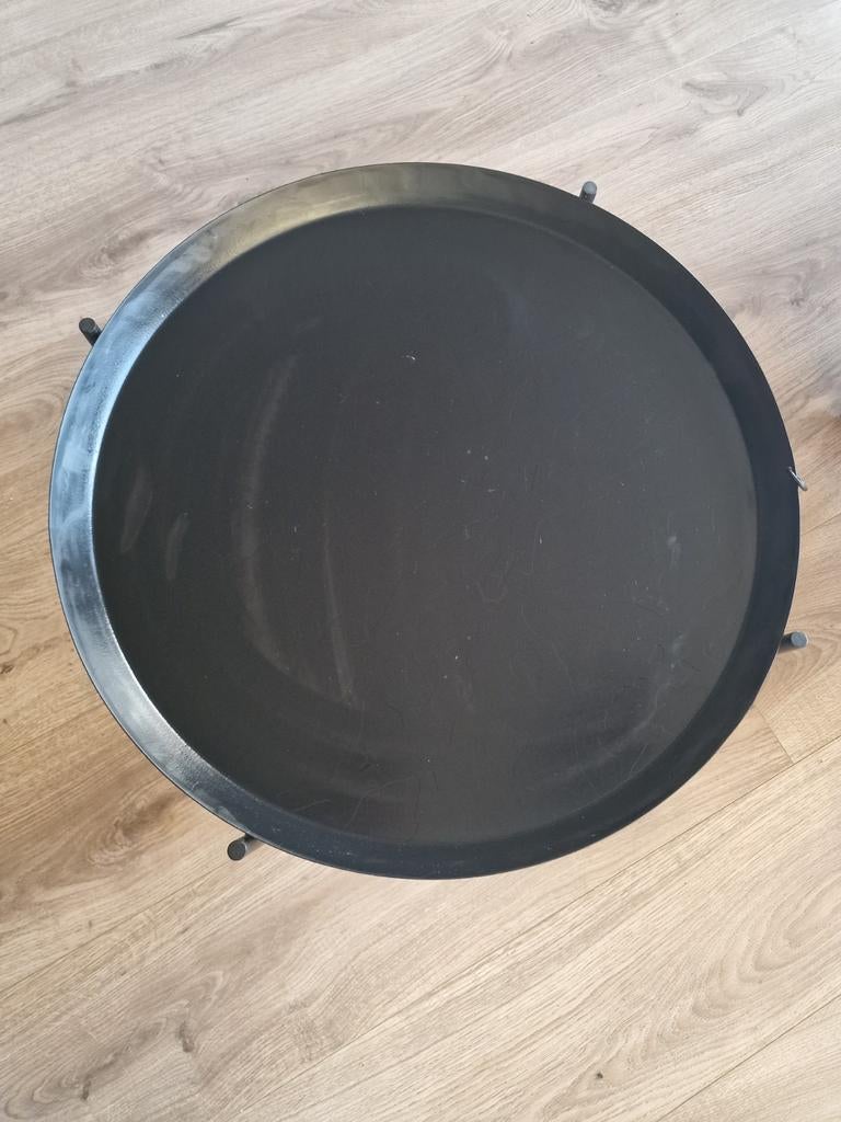 IKEA SVARTAN salontafel / bijzettafel, Ophalen, 50 tot 100 cm, Rond, 50 tot 100 cm