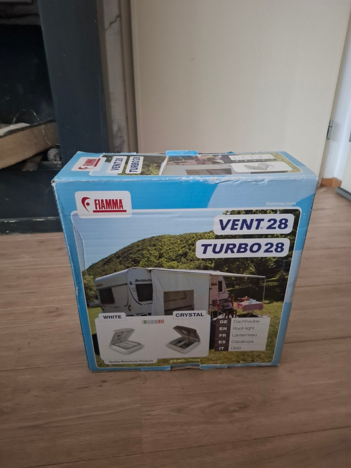 Fiamma Vent 28 Turbo 28x28 Crystal Editie Dakluik, Ophalen of Verzenden