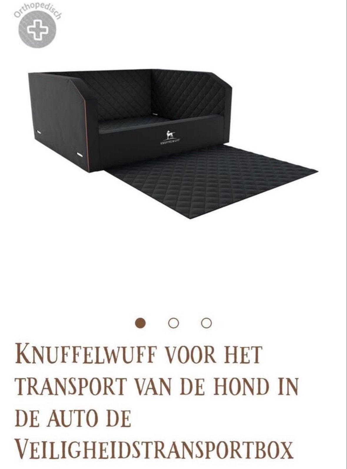 Luxe Knuffelwuff honden autobench, nieuwprijs €237 als nieuw, Dieren en Toebehoren, Ophalen of Verzenden, Zo goed als nieuw