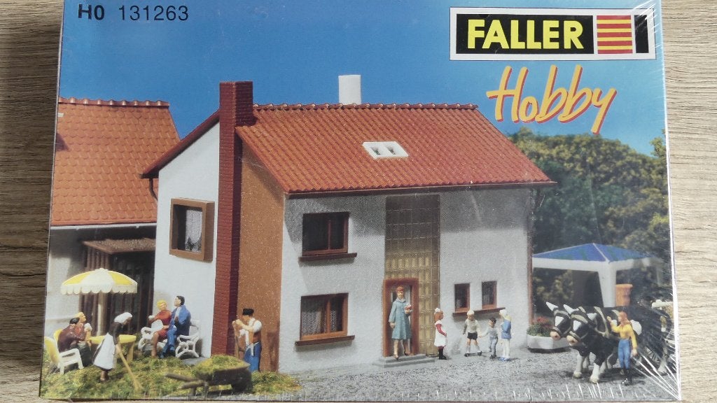 Faller H0 NIEUW bouwdoos woonhuis ovp 131263, Overige merken, Brug, Tunnel of Gebouw, Nieuw, Ophalen of Verzenden