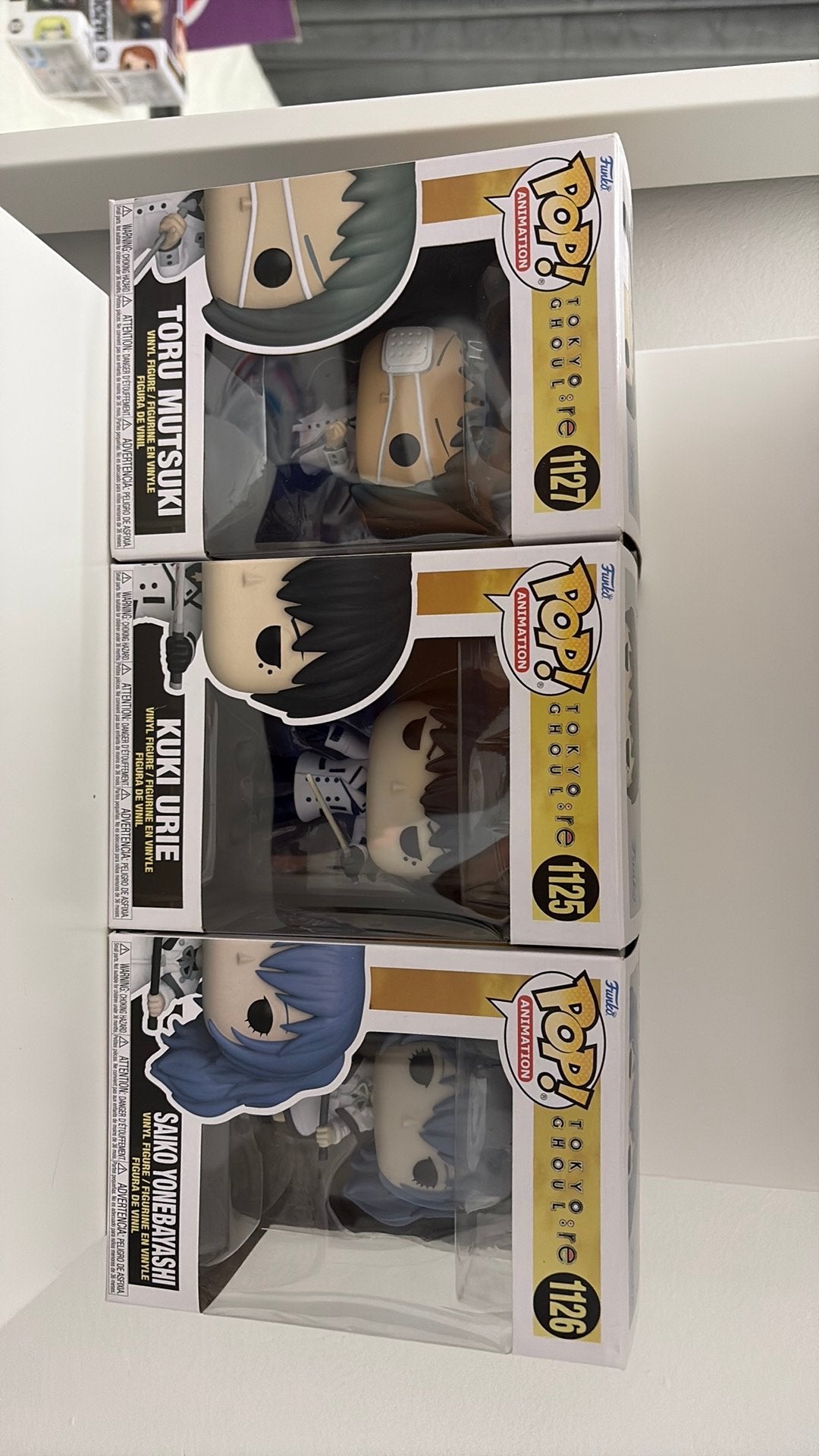 Tokyo Ghoul funko poppen, Ophalen, Zo goed als nieuw, Actiefiguurtje