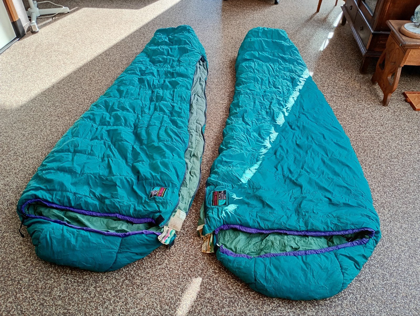 The North Face Snowshoe slaapzakken (2 stuks) -5C Polartec, Ophalen of Verzenden, Gebruikt