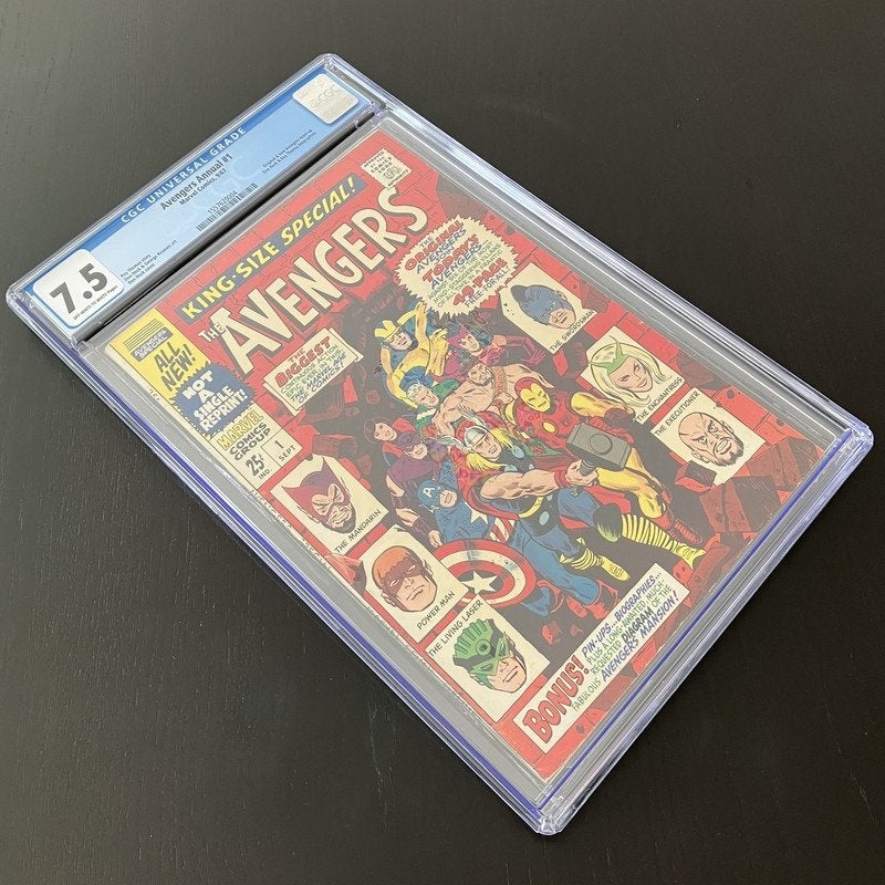 Avengers Annual Vol.1 #1 CGC (1967) VF- (7.5), Eén comic, Amerika, Marvel Comics, Nieuw