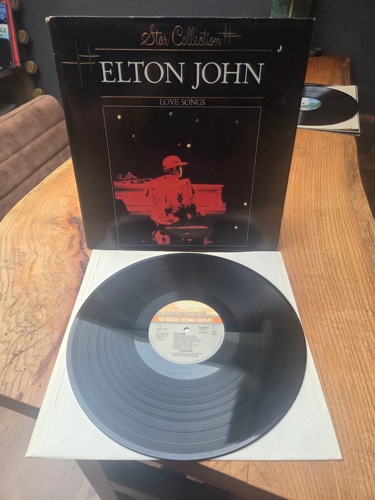 Elton John - Love Songs LP (Star Collection), LP, Gebruikt, Pop, Ophalen of Verzenden
