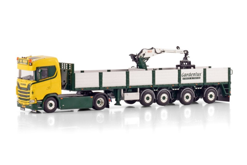 E. de Vries; SCANIA S NORMAL CS20N 4X2 BRICK TRAILER - 4 AXL, Nieuw, Ophalen of Verzenden, Bus of Vrachtwagen, Wsi