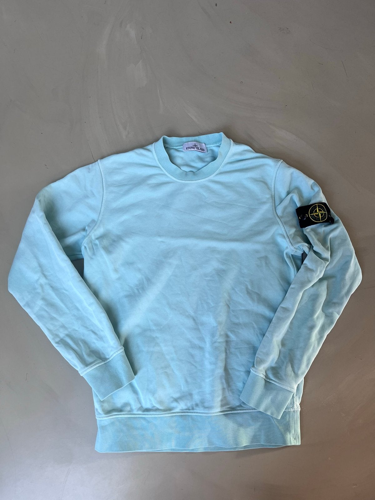 Stone Island sweater mintgroen maat S - imitatie, Ophalen of Verzenden, Zo goed als nieuw, Maat 46 (S) of kleiner, Groen