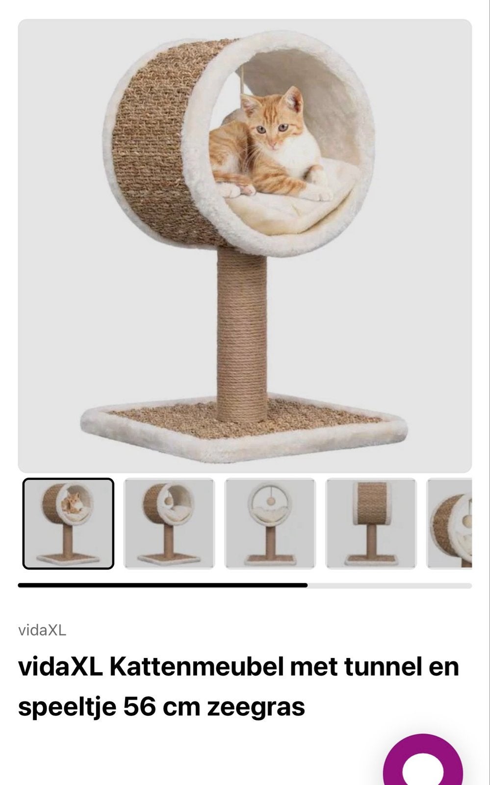 Krabpaal kattenmeubel, Dieren en Toebehoren, Ophalen of Verzenden, Zo goed als nieuw, Krabpaal