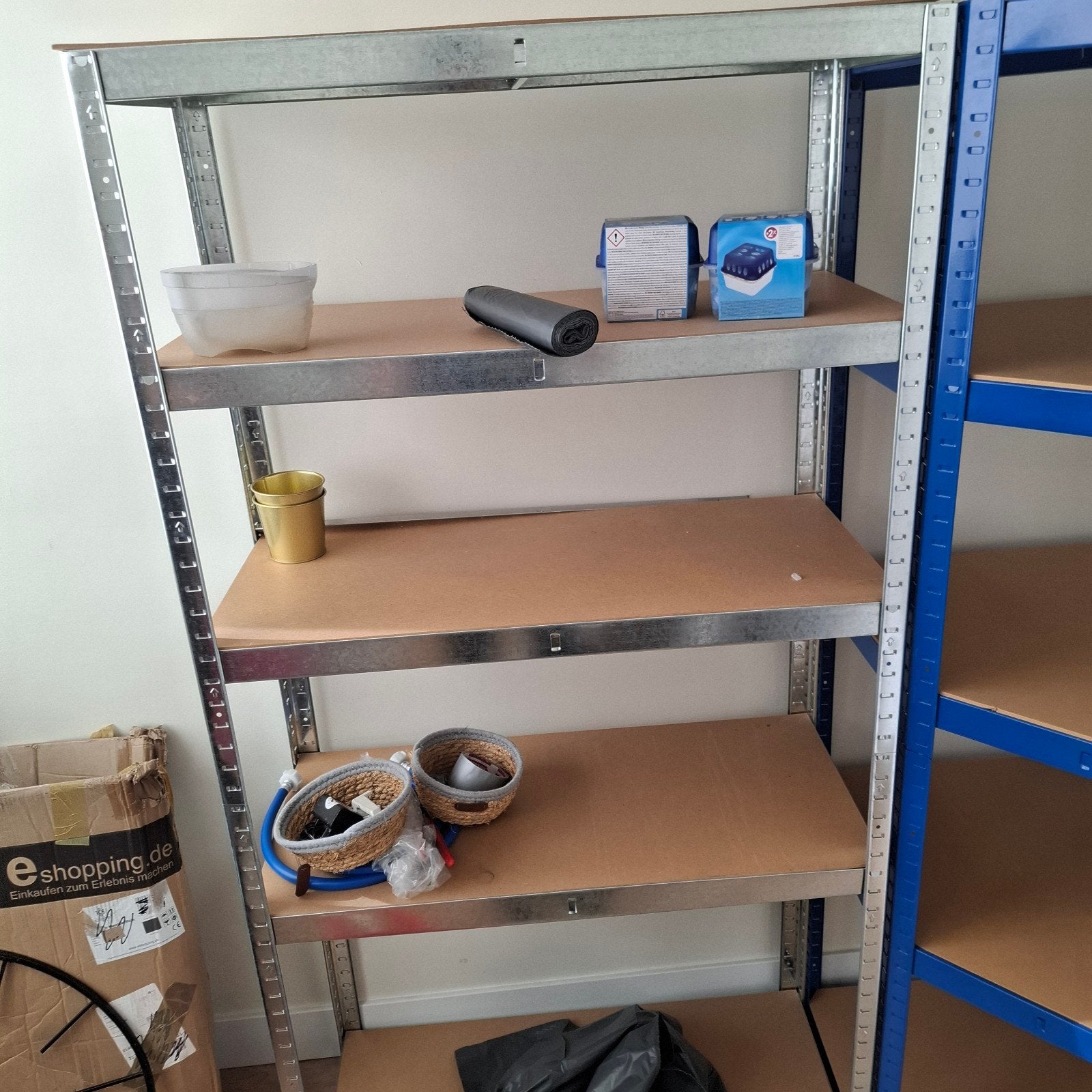 Stevige metalen opbergrek met 5 planken, Ophalen of Verzenden