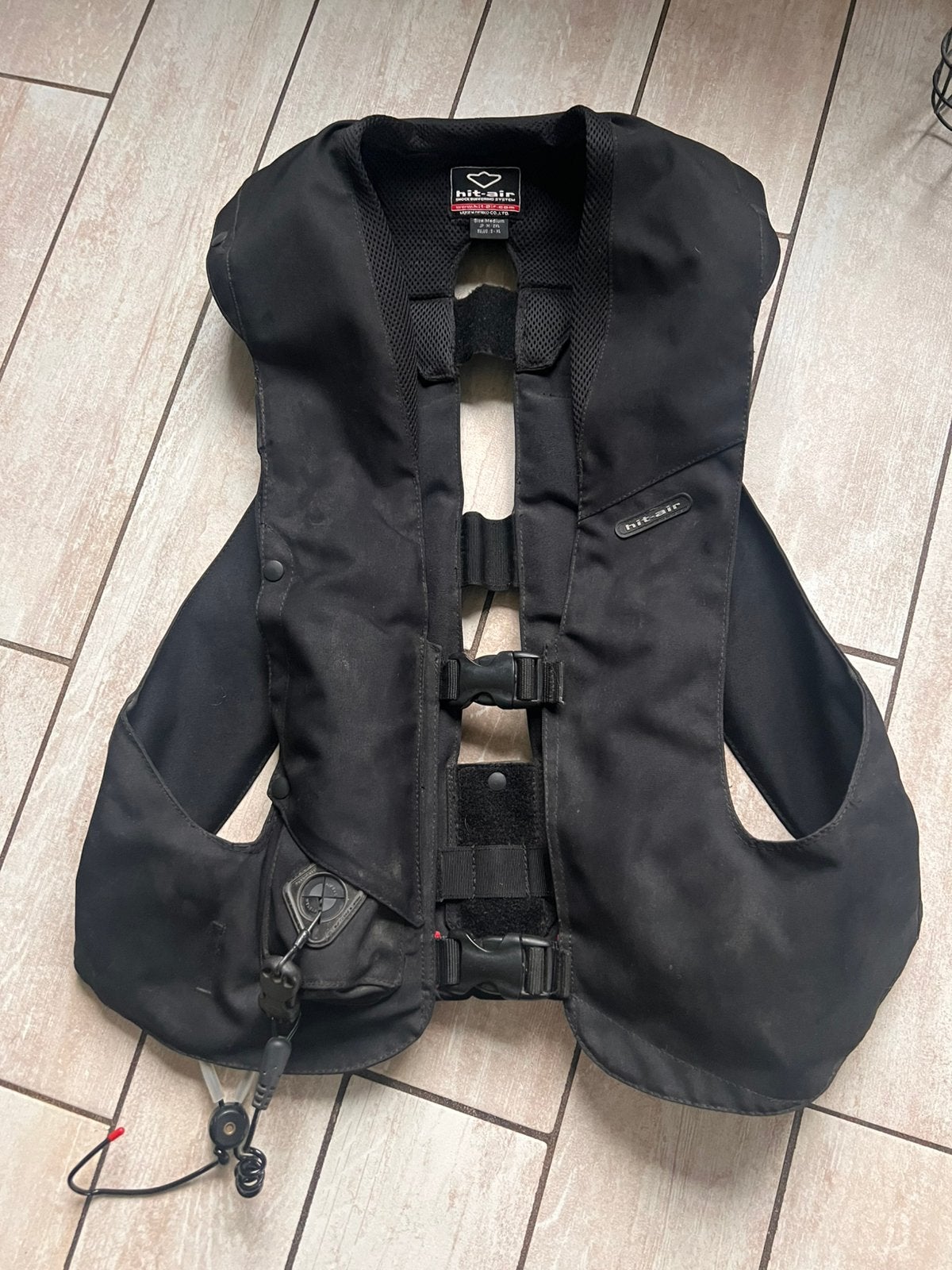 Te koop: Hitair airbagvest, Gebruikt, Ophalen of Verzenden, Springen, Zwart