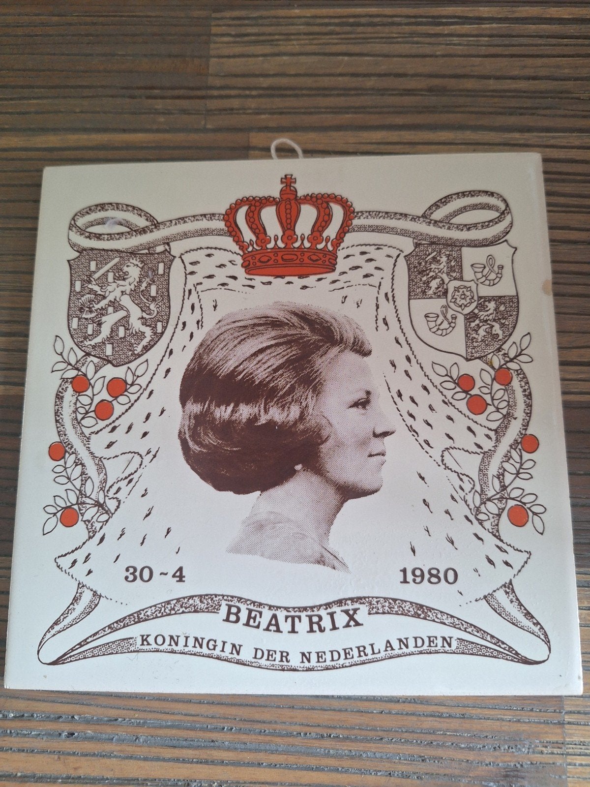 Beatrix Koningin der Nederlanden - 30-4-1980, Ophalen, Gebruikt, Nederland, Overige typen