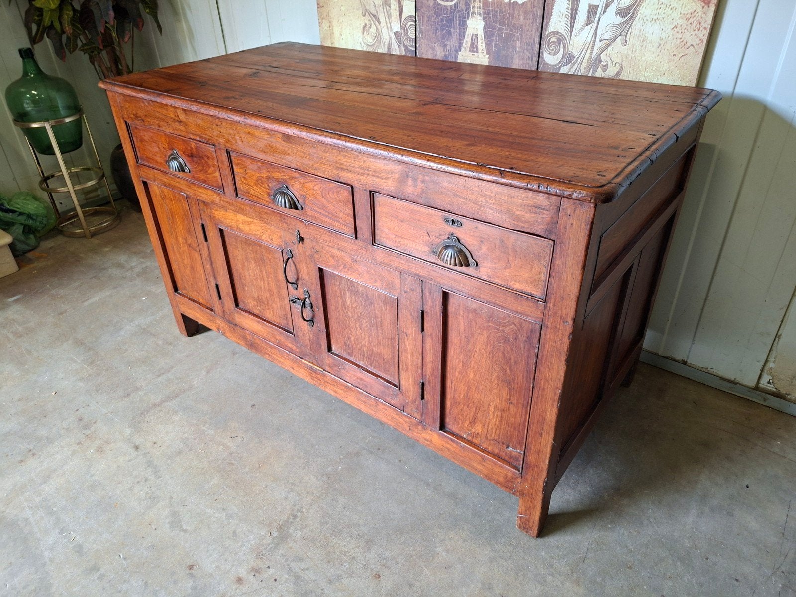 Antiek Chinees dressoir, wandkast, tv-meubel mooi geleefd, Ophalen of Verzenden, Zo goed als nieuw, 25 tot 50 cm