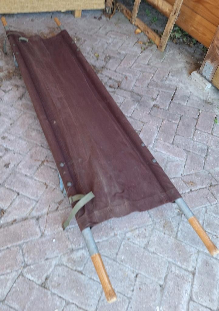 Militair veldbed / brancard - legermateriaal ca. 50 x 230 cm, Ophalen, Landmacht, Overige gebieden, Overige typen