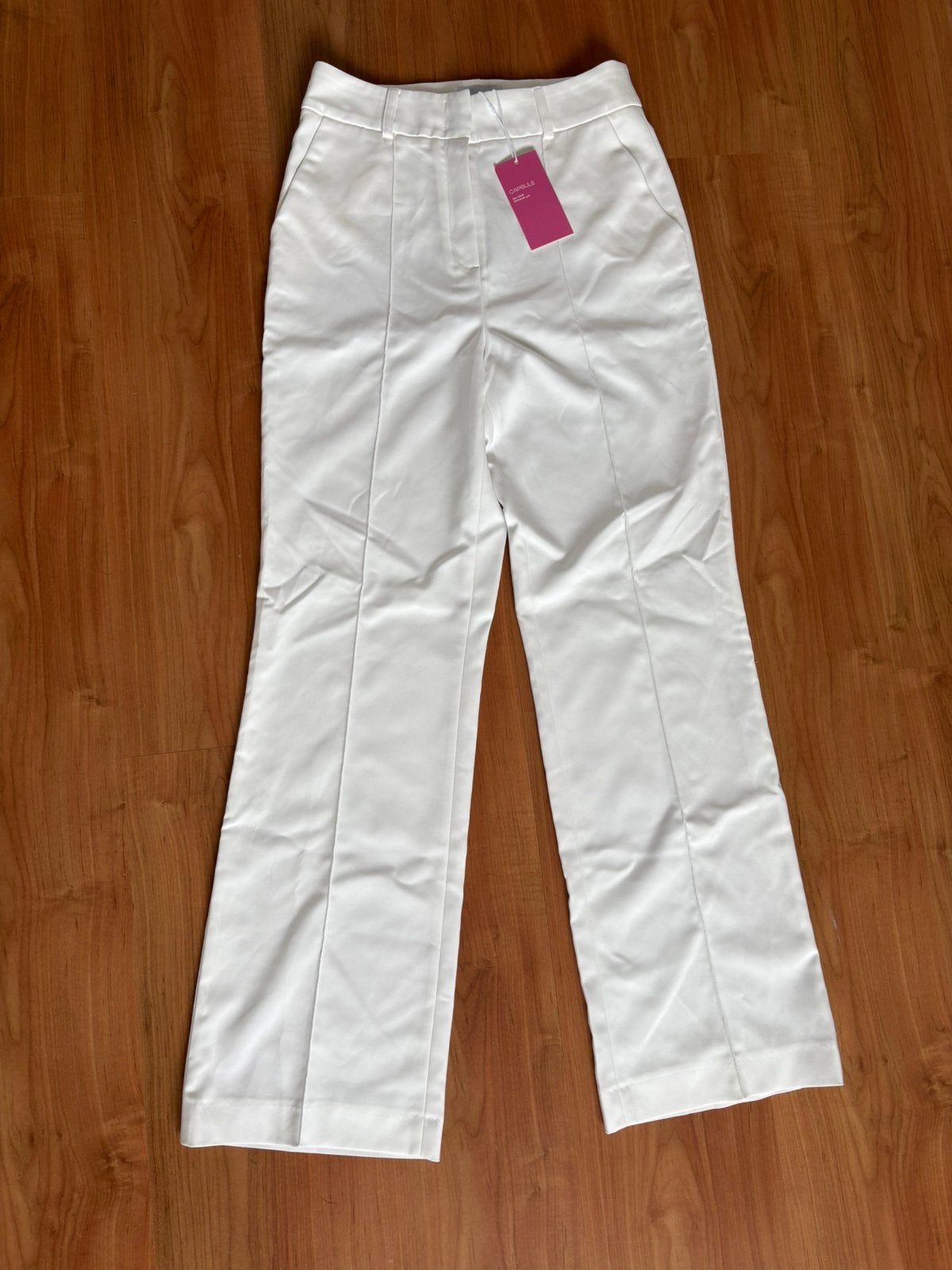Witte Capsule Studio ‘Paris Pants’ maat M– NIEUW met label!, Maat 38/40 (M), Wit, Nieuw, Ophalen of Verzenden