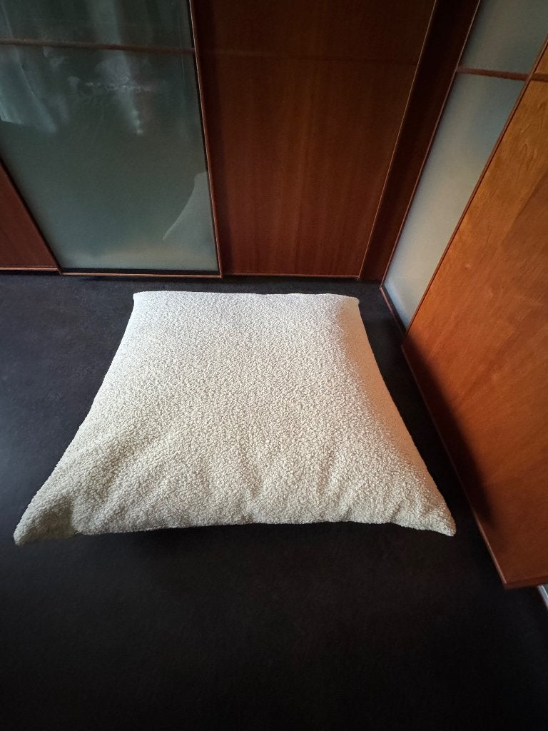 XL Teddy Kussen 100x100 cm, Ophalen, Overige merken, Wit, Vierkant