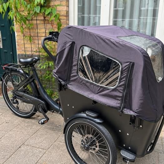 Vogue Superior 3 Electric Cargo Bike + Rain Cover, Ophalen, 4 kinderen of meer
