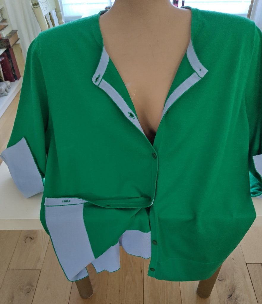 Groen vestje van Luisa Cerano. Maat 44, Maat 42/44 (L), Ophalen of Verzenden, Luisa Cerano, Gedragen