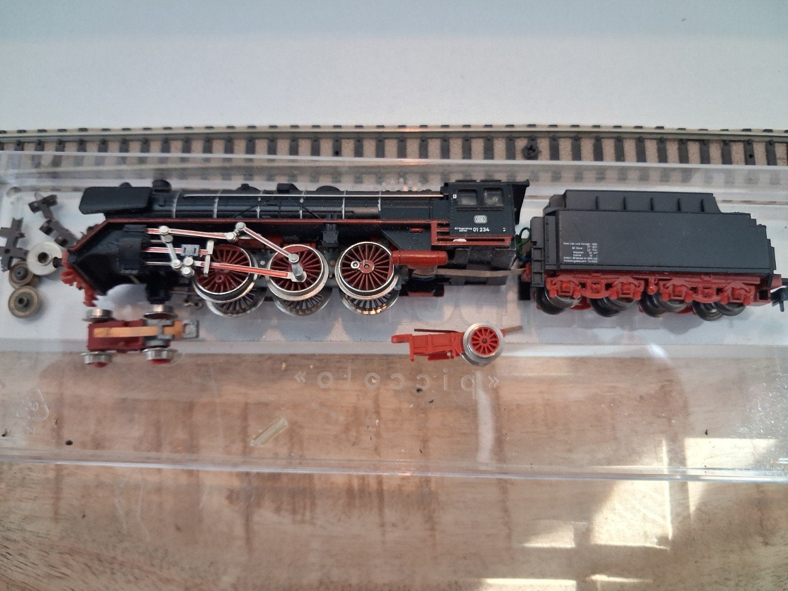 Fleischmann/Minitrix N spoor locomotief - defect, Verzenden, Gebruikt, Locomotief, Fleischmann