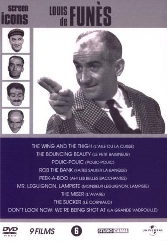 louis de funes dvd box, Klassieker, Verzenden, Nederlands, Zo goed als nieuw
