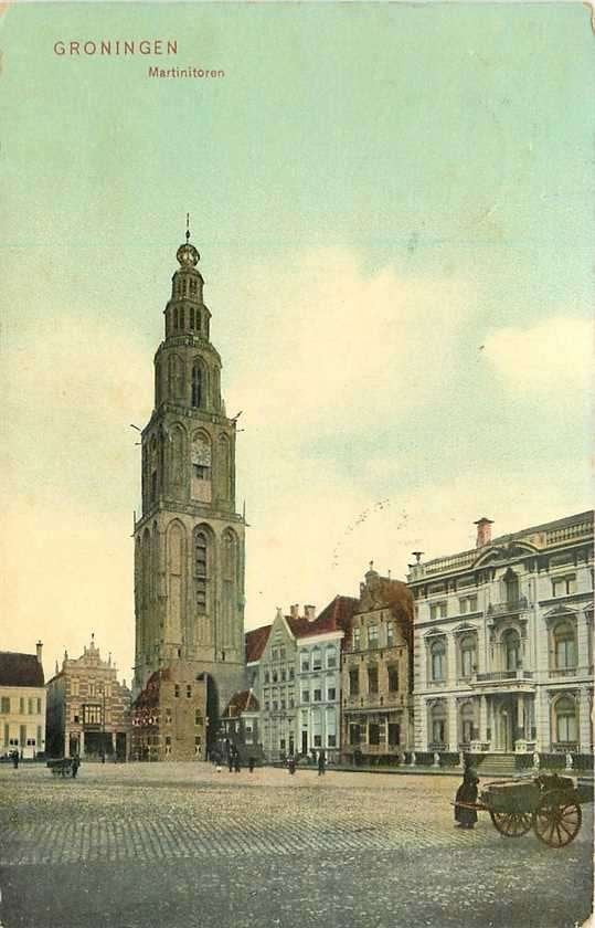 300-052-015 Groningen Martinitoren, Verzenden, Voor 1920, Groningen