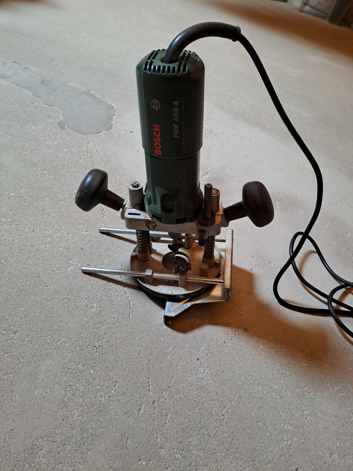 Bovenfrees Bosch POF 500A, Ophalen, Elektrisch, Bovenfrees