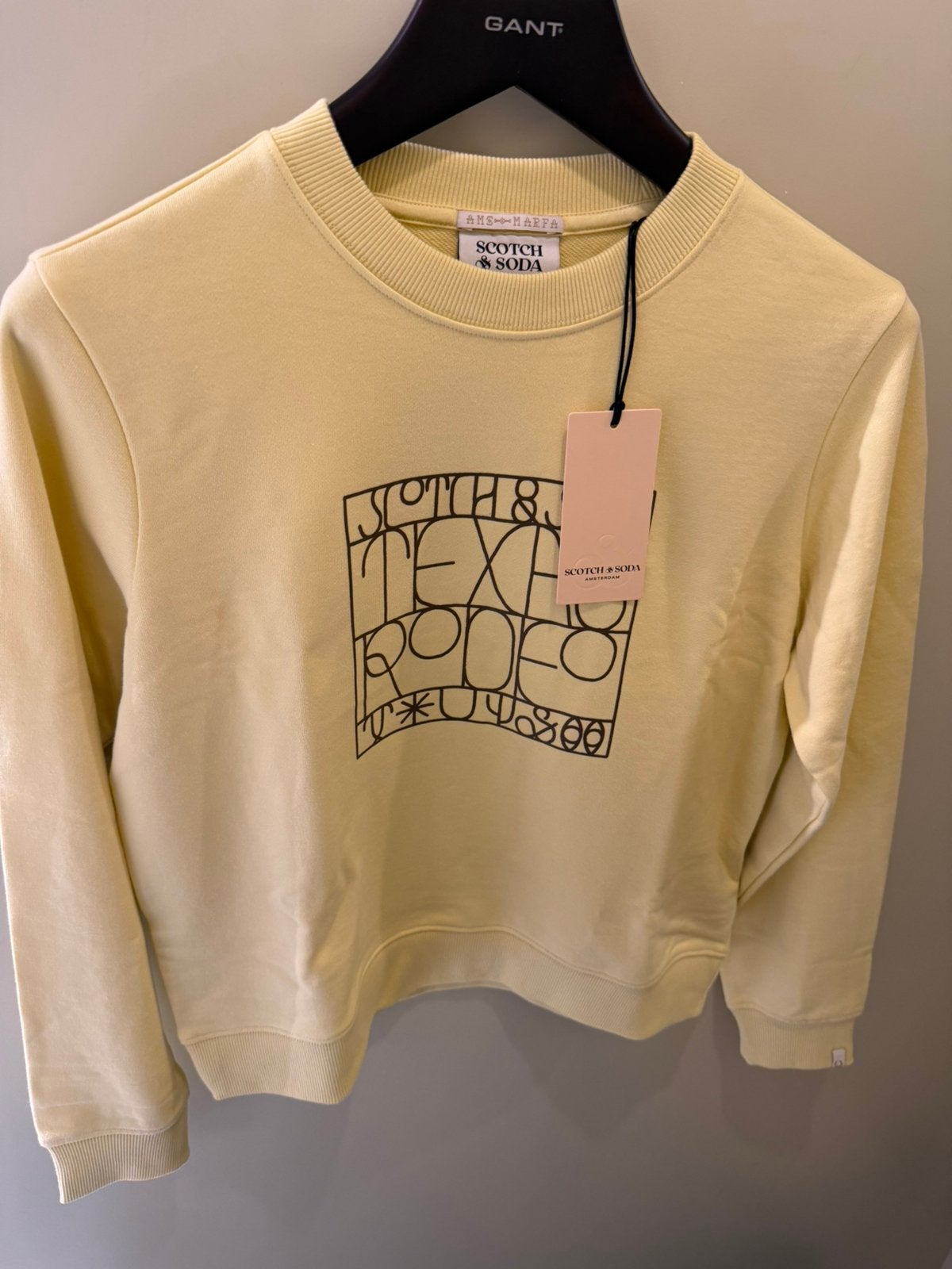 Nieuwe Scotch&Soda dames sweat XL, Verzenden, Nieuw, Maat 46/48 (XL) of groter, Geel