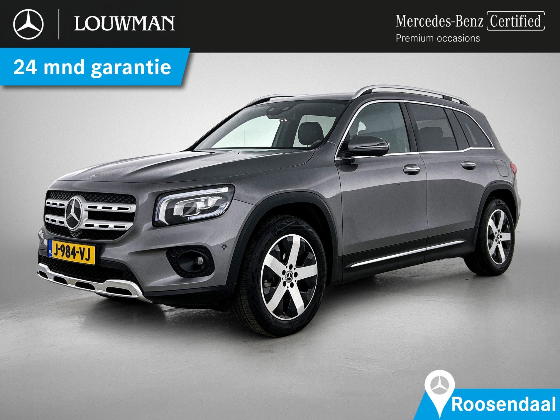 Mercedes-Benz GLB 200 Progressive | Sfeerverlichting | CarPl, 12 maanden, 4 cilinders, Leder en Stof, 163 pk