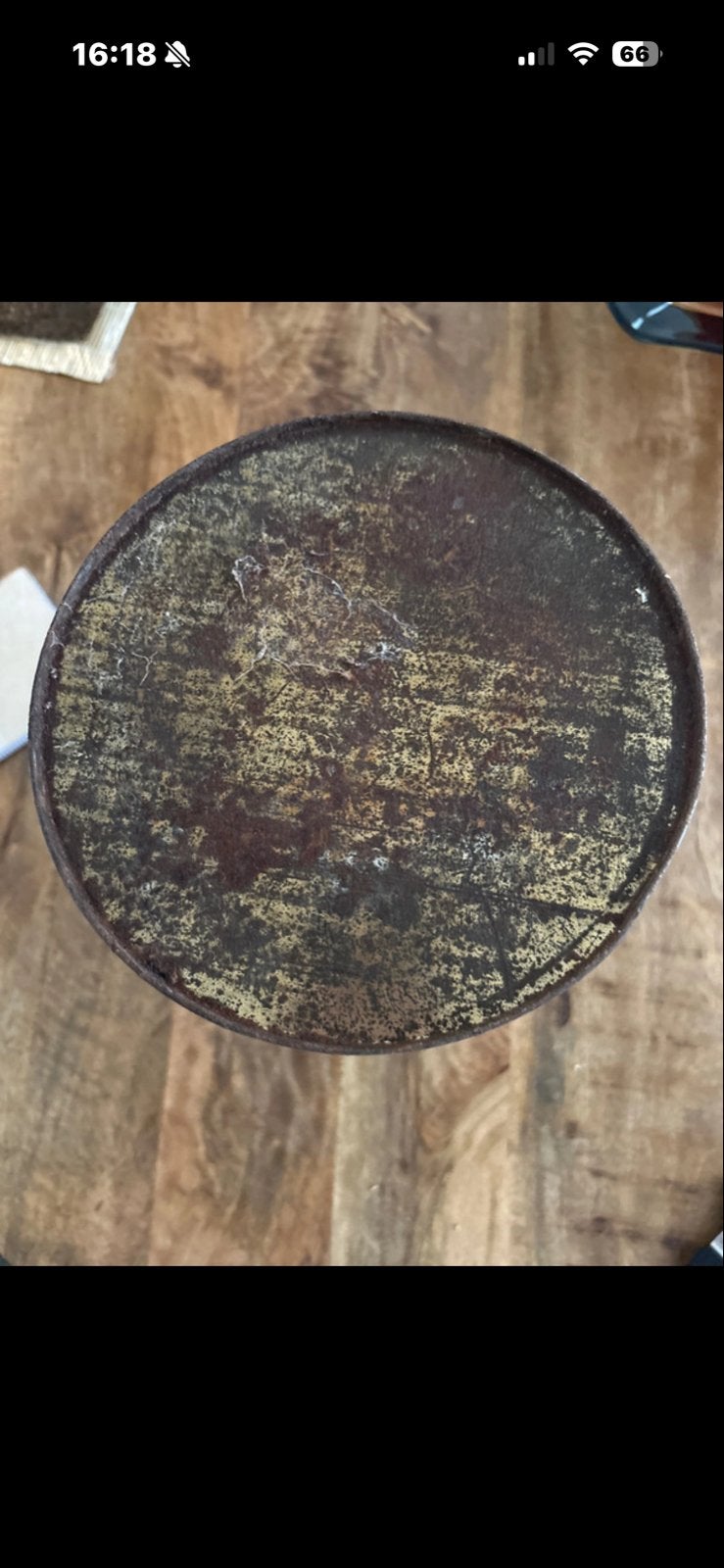 Antiek Cacao Blik van C.J. van Houten & Zoon, Weesp, Ophalen of Verzenden