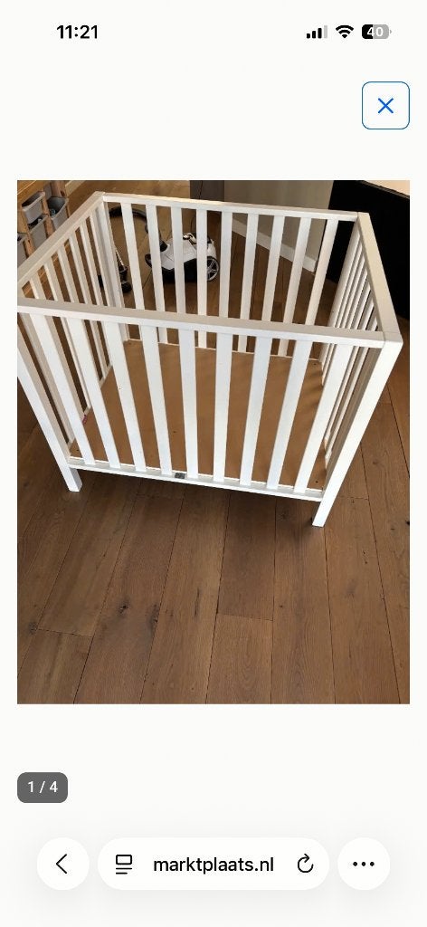 Box baby, Kinderen en Baby's, Boxen, Ophalen, Gebruikt, Vierkant, In hoogte verstelbaar