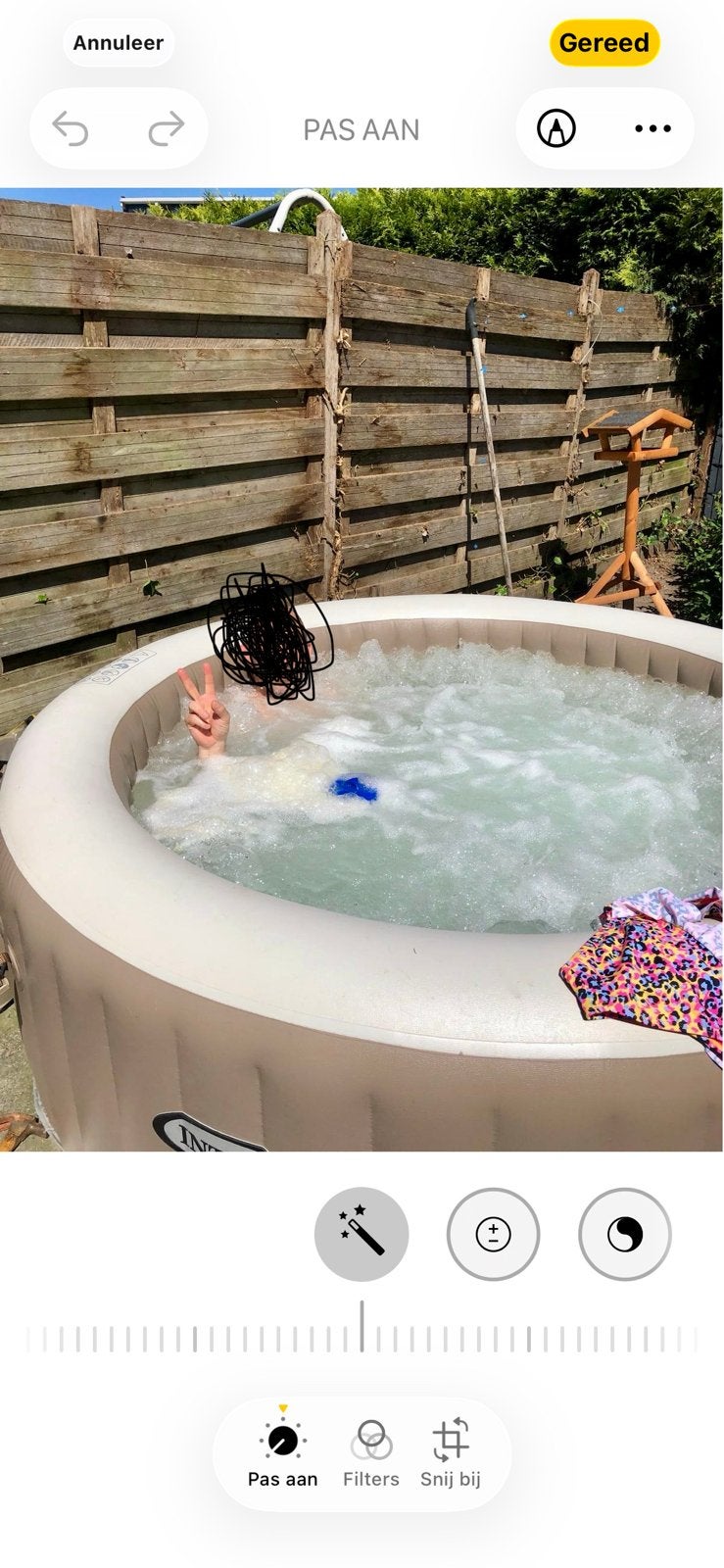 Intex jacuzzi, Tuin en Terras, Ophalen, Gebruikt, Grondzeil, Opblaasbaar