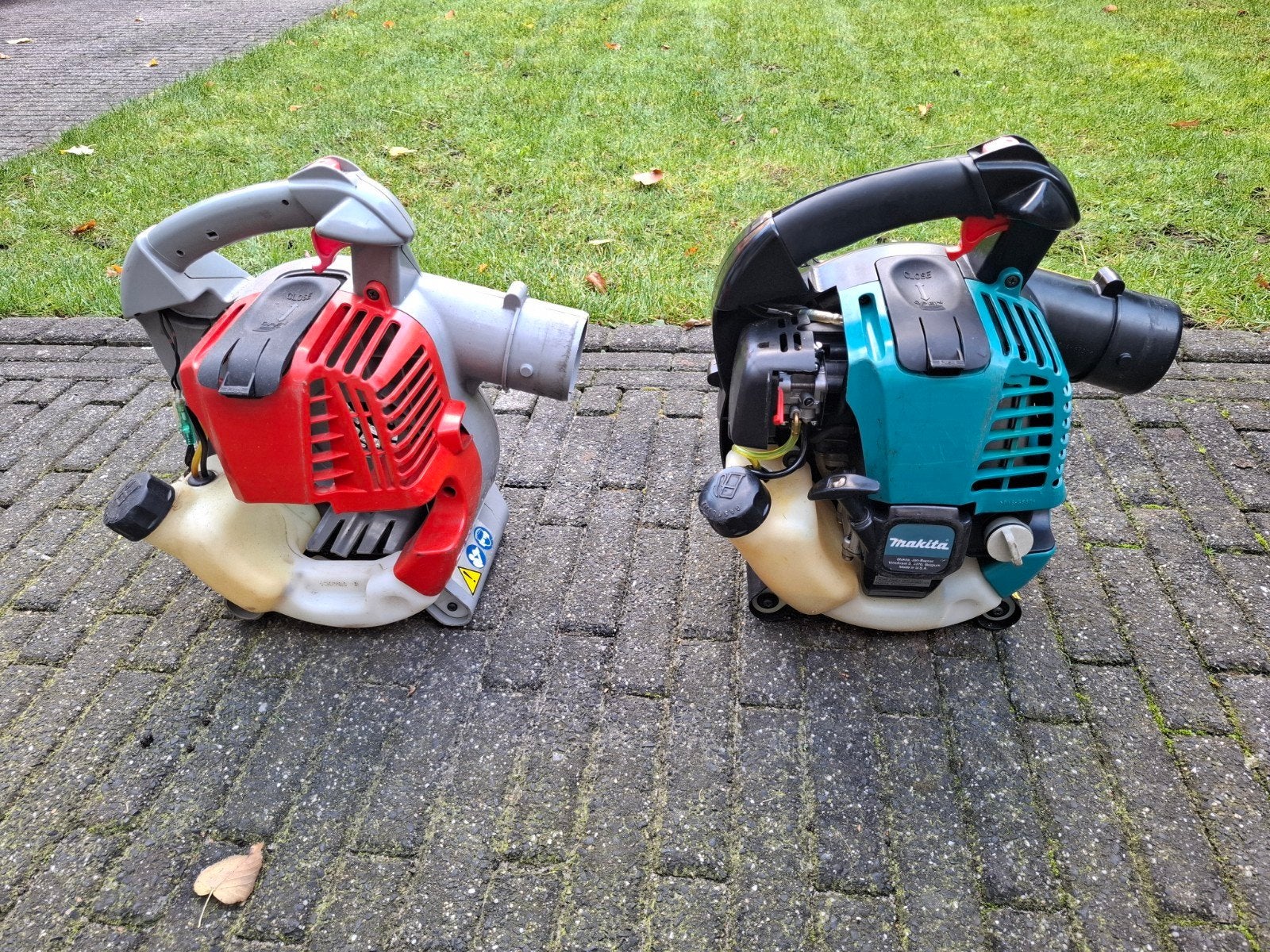Bladblazers - Makita en Robin 4 takt., Tuin en Terras, Ophalen, Benzine, Gebruikt, Makita en Robin