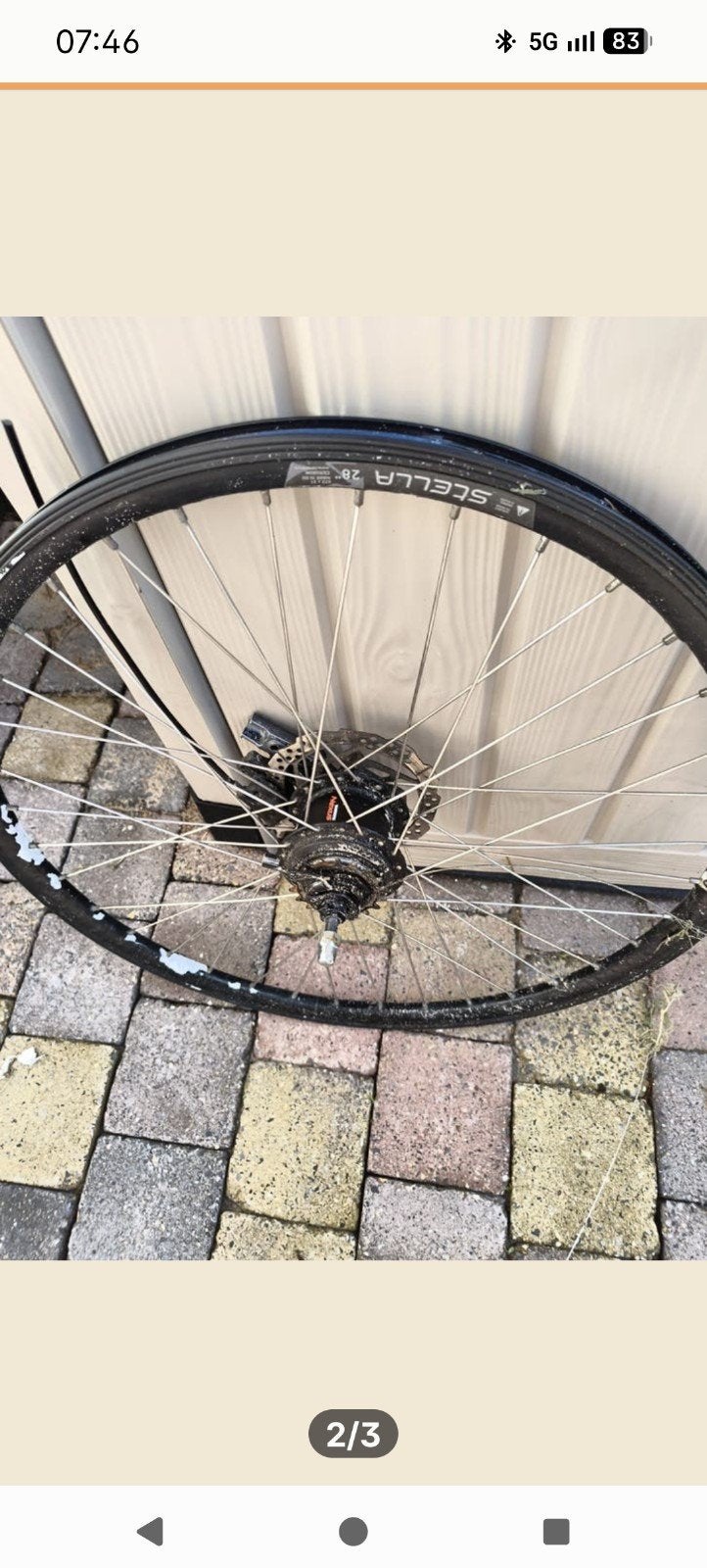 Stella voorwiel electrische fiets
28 inch.
Zelf even schoon, Fietsen en Brommers, Fietsonderdelen, Ophalen