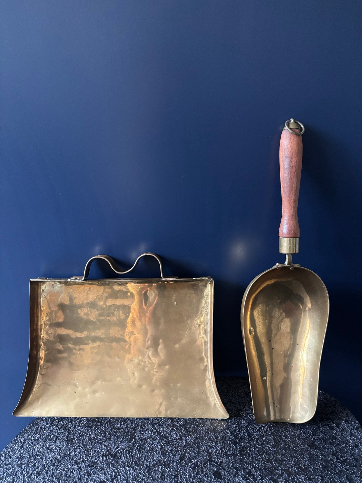 Vintage Koperen Stoffer en Blik Set, Antiek en Kunst, Ophalen, Koper