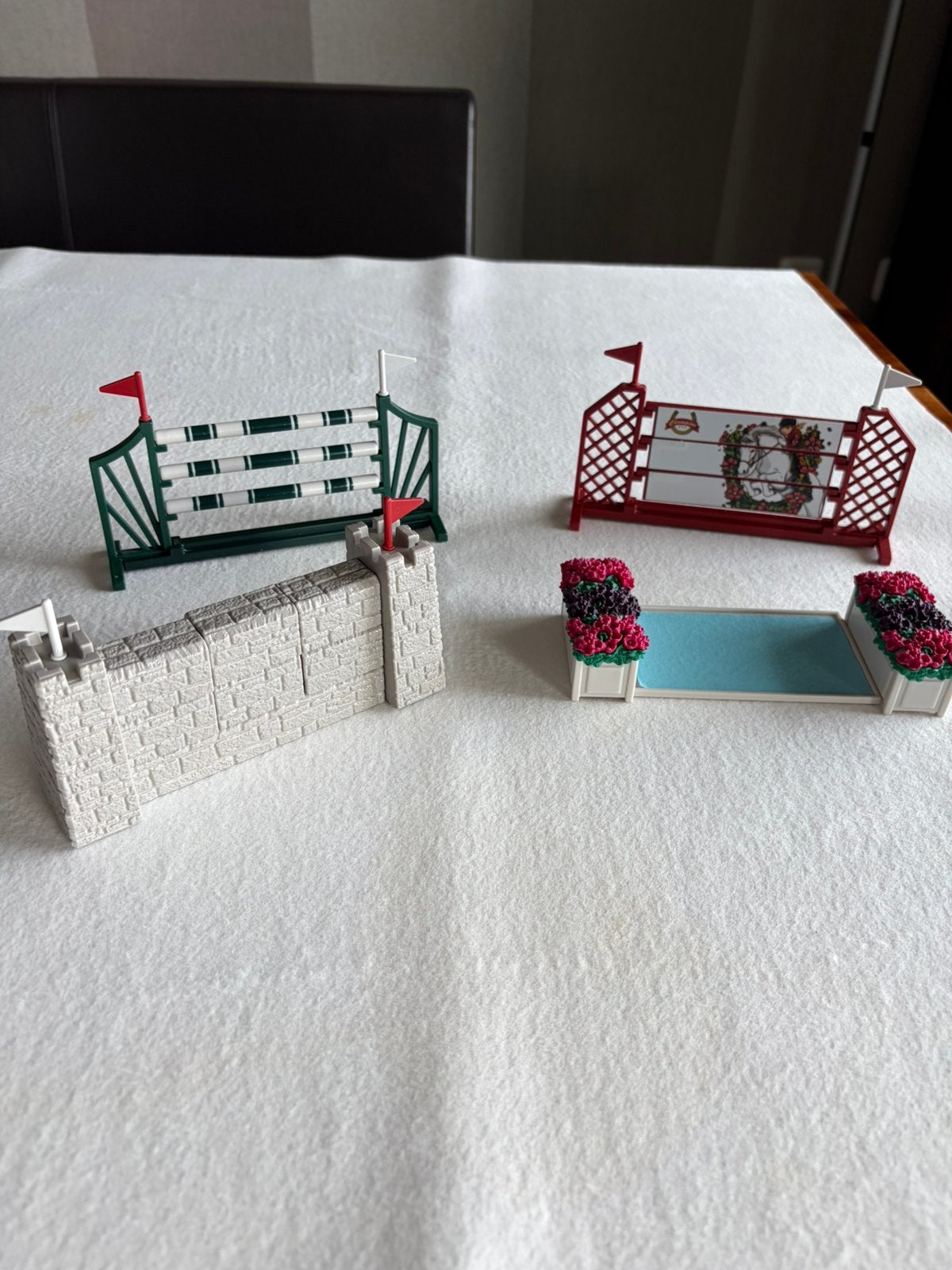 Schleich Horse Club Springparcours Hindernissen - Set 2, Ophalen of Verzenden, Zo goed als nieuw
